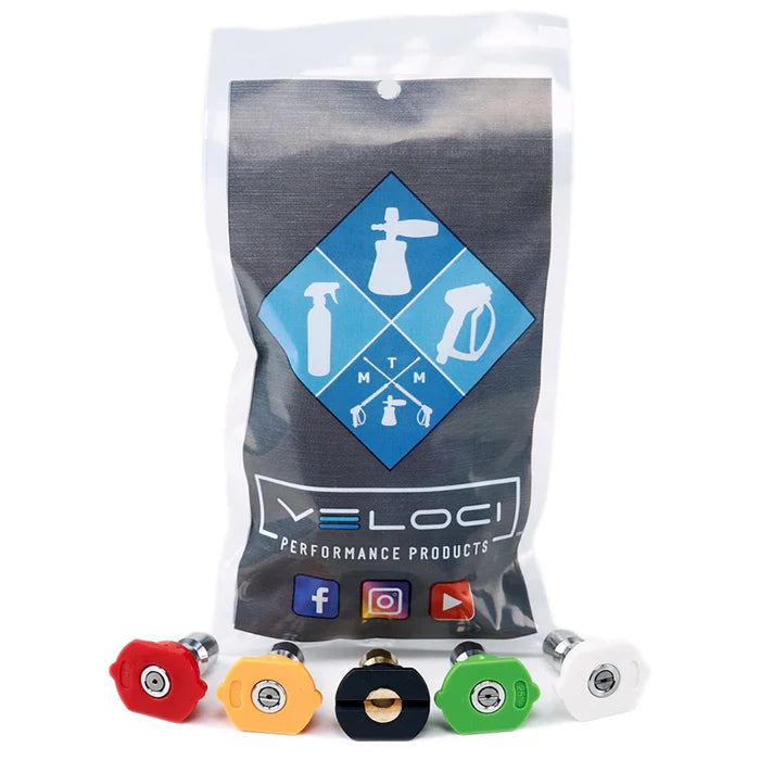 Veloci Stainless Steel QC Nozzles (5 Pack)