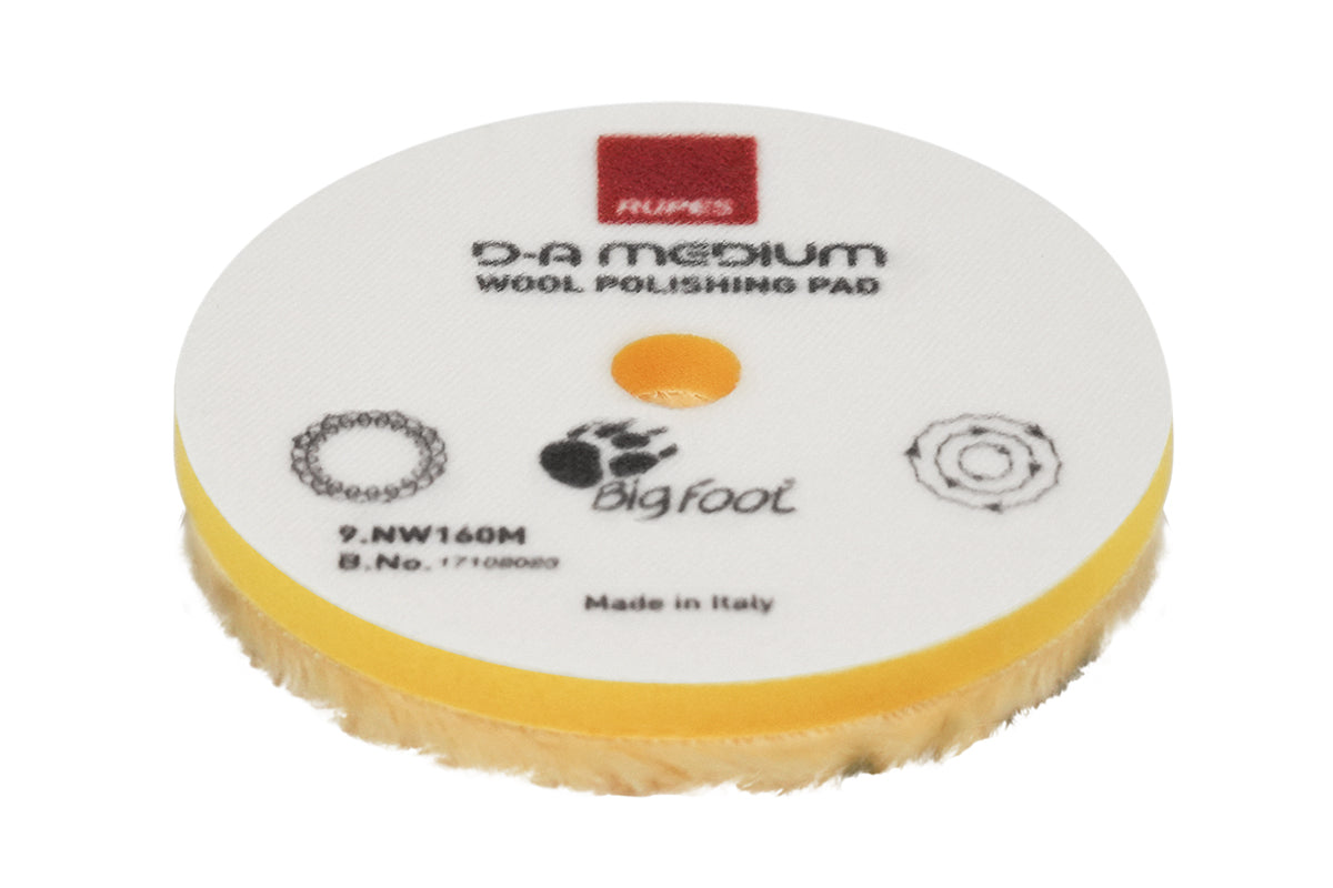 Rupes - DA Medium Wool Pad Yellow