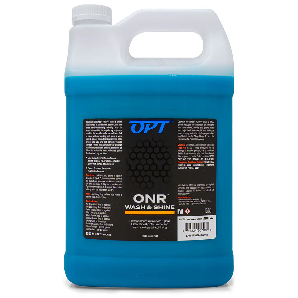 Optimum No Rinse Wash & Shine (ONR)
