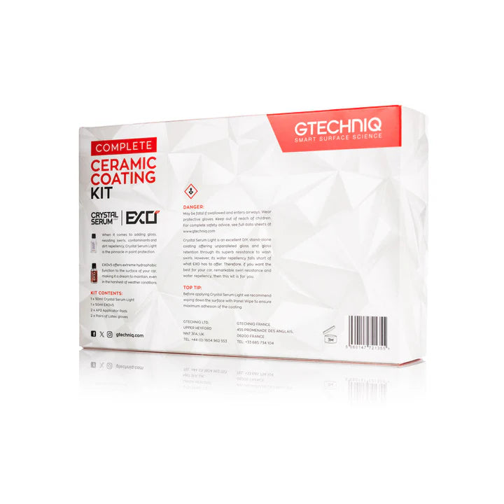Gtechniq - Complete Ceramic Coating Kit 30ml (CSL & Exo)